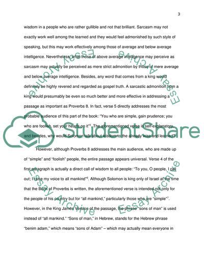 Image result for Exegesis Paper Example