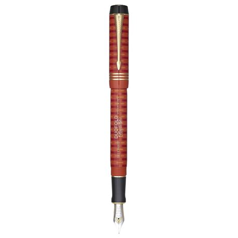 Parker Duofold 100 Red GT Fountain Pen (Limited Edition)