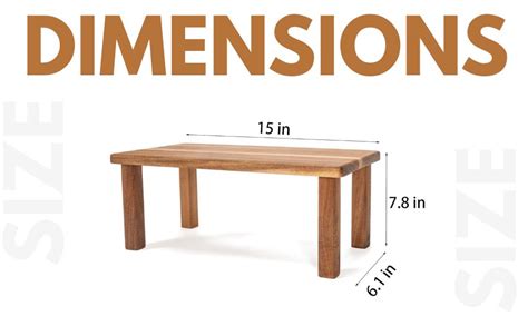 Acacia Wood Organizer for Kitchen, Bathroom & Desk | Countertop Storage ...