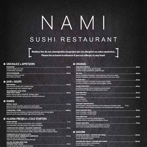 NAMI sushi menu.pdf | DocDroid