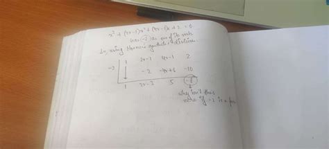 [Video] Q50 - The equation x^{3} + (2r + 1)x^{2} + (4r - 1)x + 2 =0 has ...