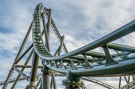 Roller Coaster Track Simple Roller Coaster Track On White Background