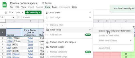 Image result for Reolink Camera Comparison Chart