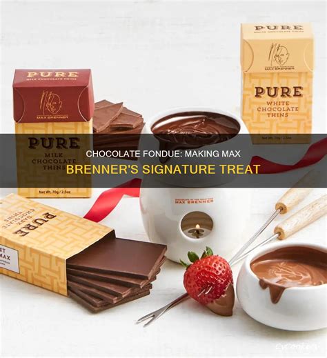Chocolate Fondue: Making Max Brenner's Signature Treat | CyCookery