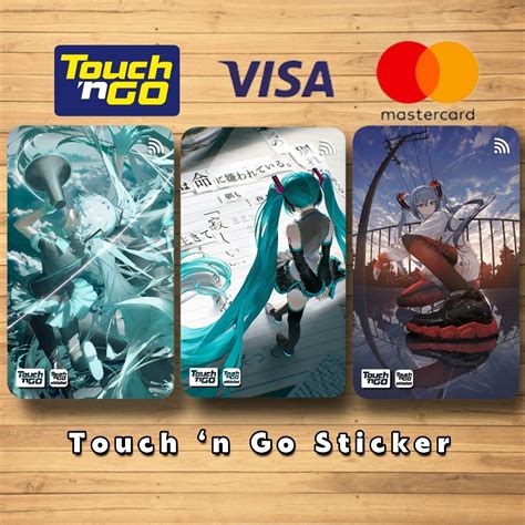 Miku Series Touch n Go Card Sticker Cover TNG / MASTER / VISA / CREDIT ...