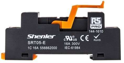 RS PRO | RS PRO 5 Pin 300V DIN Rail Relay Socket, for use with RFT ...