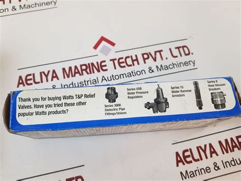 Watts Regulator 100Xl Pressure Relief Valve – Aeliya Marine Tech