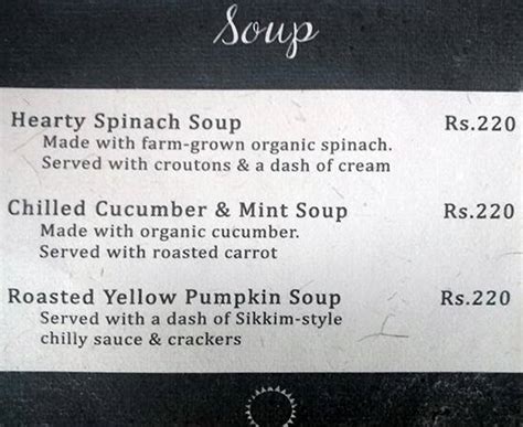 Menu at The Farm Restaurant, Chennai, V68G+MCV