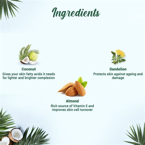 Coconut Brightening Instant Glow Cream for Nourishing | B...