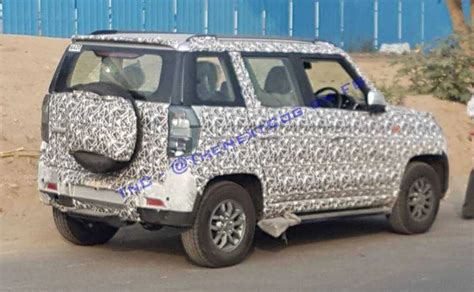 Mahindra TUV300 spotted testing; to be updated with more safety ...