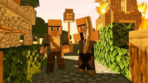Image result for Alien Being Minecraft Full Animations Villager vs Pillager