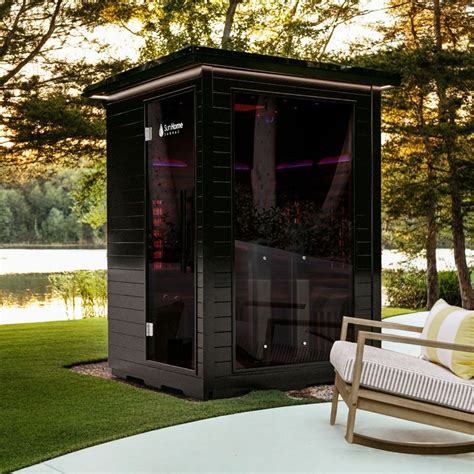 2 Person Outdoor Infrared Sauna - Sun Home Saunas
