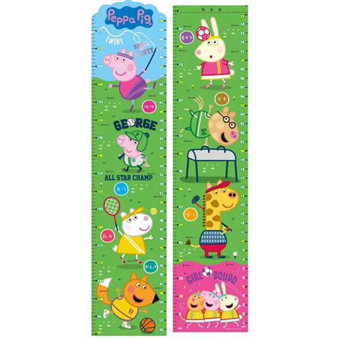 Peppa Pig Height Measuring Chart | Kids Growth Tracker | BabyOnline HK