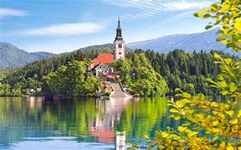 Nature Lake Bled. Desktop Background Image : Wallpapers13.com