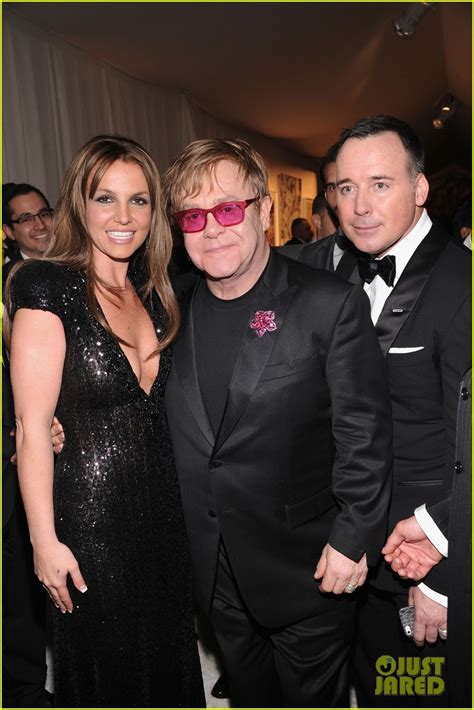 Britney Spears: Brown Hair at Elton John Oscars Party 2013: Photo ...