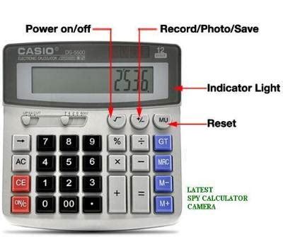 Spy Hidden Calculator Camera in Delhi | Spy Calculator Camera in India