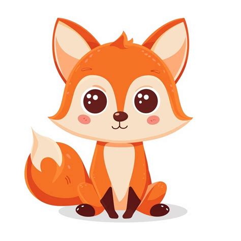 A drawing of a fox with a white background | Premium AI-generated vector