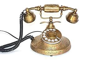 Light It Up Retro Candlestick Rotary Dial Telephone - Decorative ...