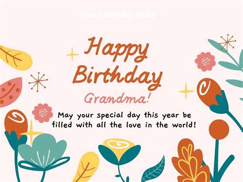 99+ Unique Happy Birthday Grandmother