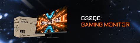 GIGABYTE G32Qc 32 Inch (81.28 Cm), 165Hz Curved LCD Gaming Monitor ...