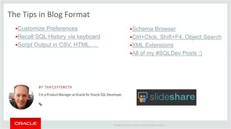 SQL Developer Tips and Tricks 的图像结果