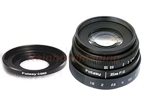 Buy Fotasy TL3516 35MM F1.6 APS-C Multi-Coated Lens & C-M43 Adapter MFT ...