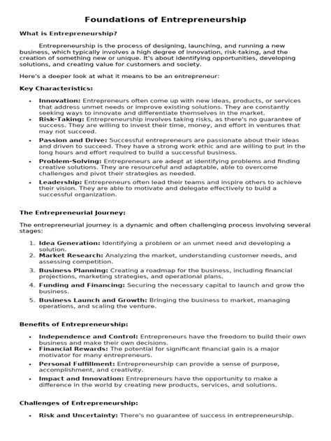 Entrepreneurship Module PDF 的图像结果