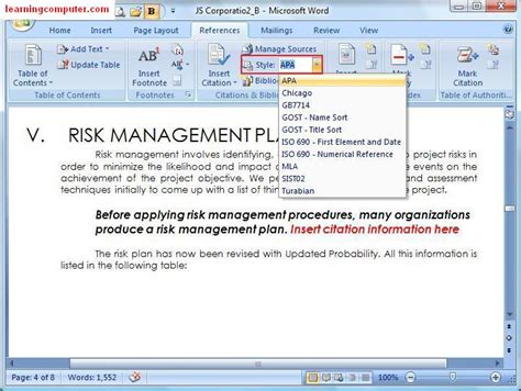 How to Add References Using Word 的图像结果