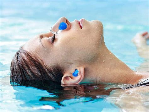 Buy AKOAK 1 Pack Silicone Boxed Nose Clip Earplugs Set, Reusable, Child ...