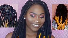 How To Wrap Crochet Braids At by Yarn Locs How To Do Easy Yarn Wraps Yarn Braids How To Wrap Crochet Braids At