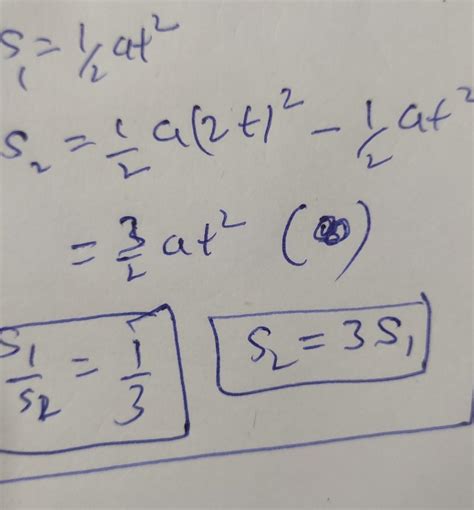 A uniformly accelerated car, starting from rest, covers a distance S ...