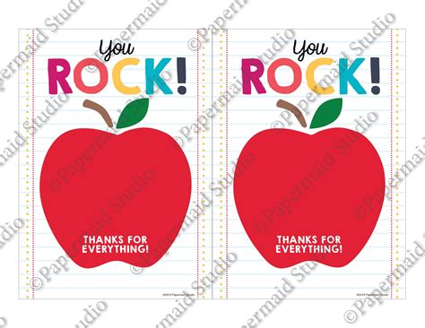 Teacher Appreciation Thank You Cards