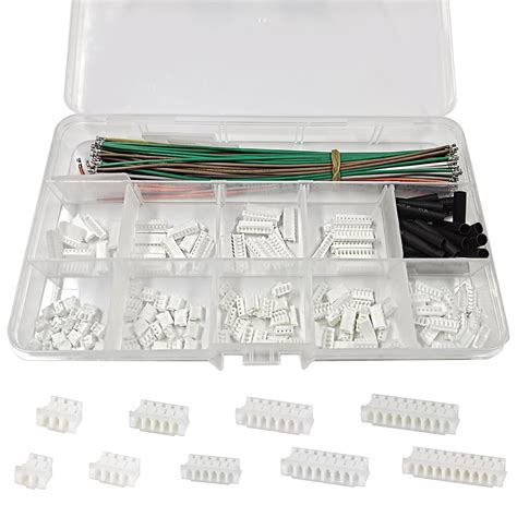 ATMLCOER ZH 1.5MM 140Pcs JST Connector Kit with 100Pcs 28AWG Premium ...