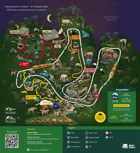 Map Singapore Zoo - Infoupdate.org