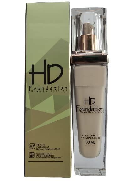 Buy HD Foundation Face Makeup, waterproof and Long Wear Liquid ...