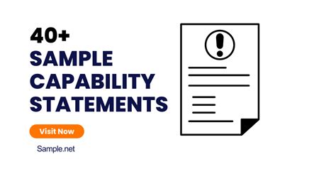 Image result for Capability Statement Samples