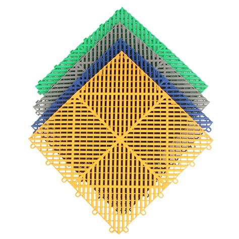 PP Plastic Garage Interlocking Floor - Plastic Garage Floor Mat and ...