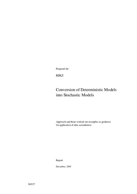 Image result for Stochastic Model Examples