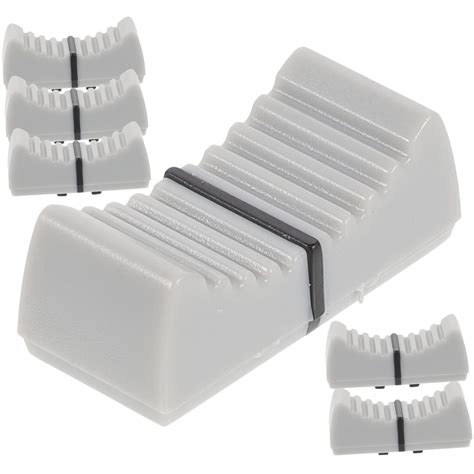 Adium 6pcs Insert Potentiometer Sliders Knob Push Shafts Guitar Plastic ...