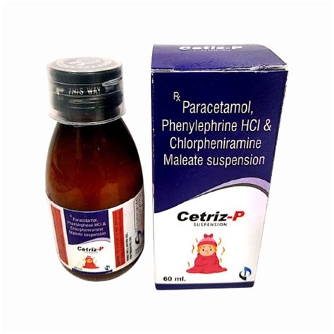 Cetriz p - Paracetamol, Phenylephrine HCL & Chlopheniramine Meleate ...