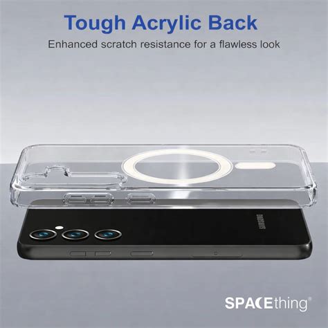 Spacething Samsung Galaxy S25 Minimal MagSafe Case - Clear
