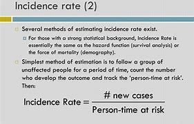 Image result for incidence rate