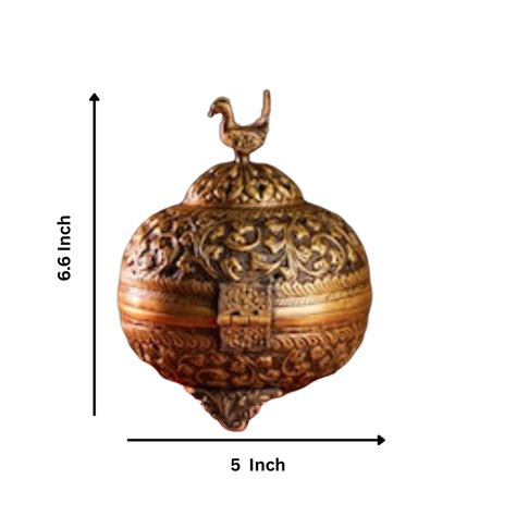 Brass Dhoona in Antique Finish as Traditional Incense Burner – The Advitya