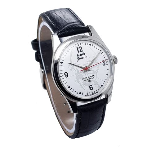 Buy HMT Janata para Shock 17 Jewels Mahatma Gandhi White Dial ...