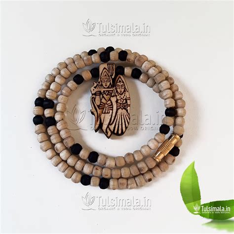 Shri Radha Krishna Jugal Jodi ISKCON Tulsi Kanthi Mala 4mm - Tulsi Mala