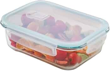 Nestasia Medium Transparent and Mint Green Borosilicate 900ml Glass ...