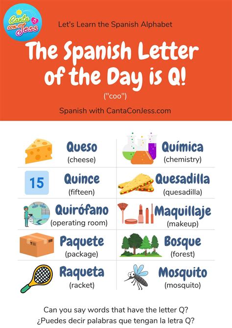 Spanish Pictures And Words