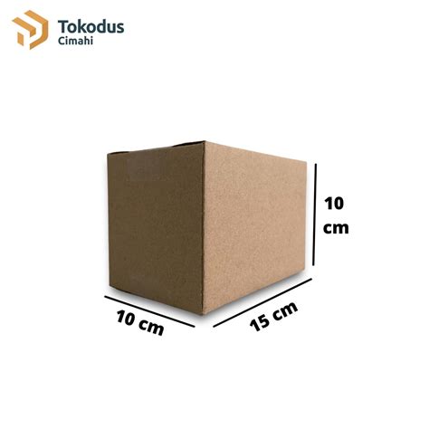Jual Kardus Box Packing olshop Polos 15 x 10 x 10cm Kokoh Corrugated ...