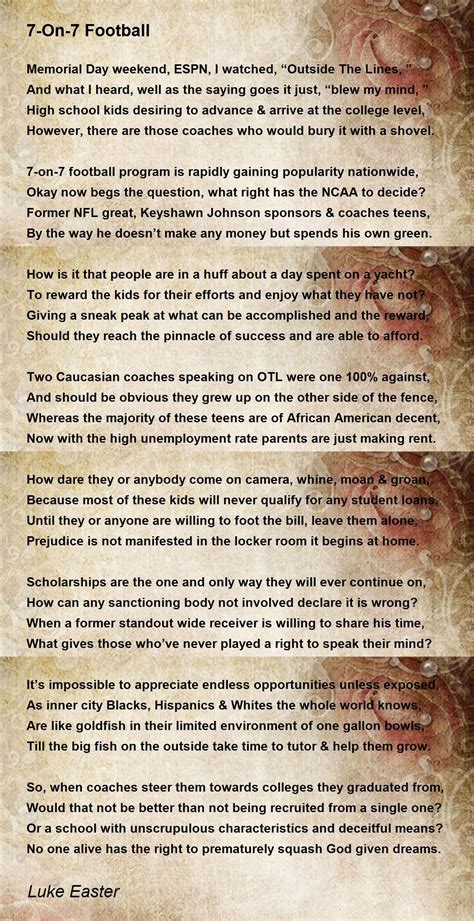 Great Football Poems