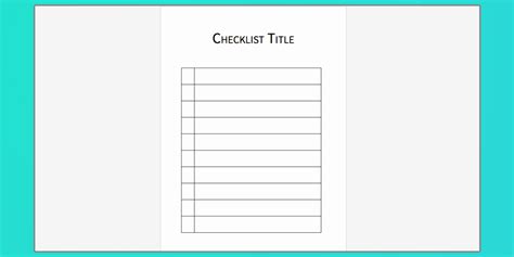 Editable Checklist 的图像结果